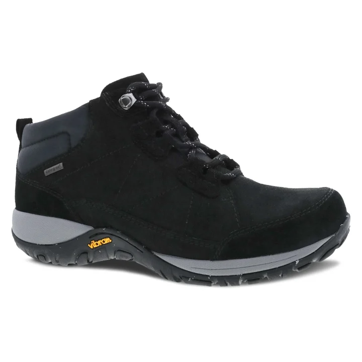 Women’s Dansko Waterproof Pearla Suede Boot – Black Burnished