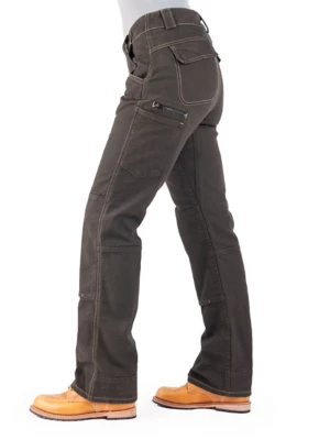 Women's Dovetail Workwear Day Construct Straight Leg Mid-Rise Canvas Utility Work Pants