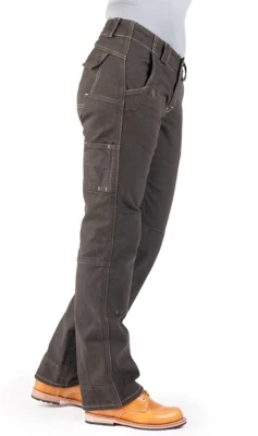 Women's Dovetail Workwear Day Construct Straight Leg Mid-Rise Canvas Utility Work Pants