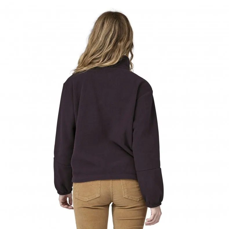 Women's Patagonia Microdini 1/2-Zip Fleece Pullover (Obsidian Plum)