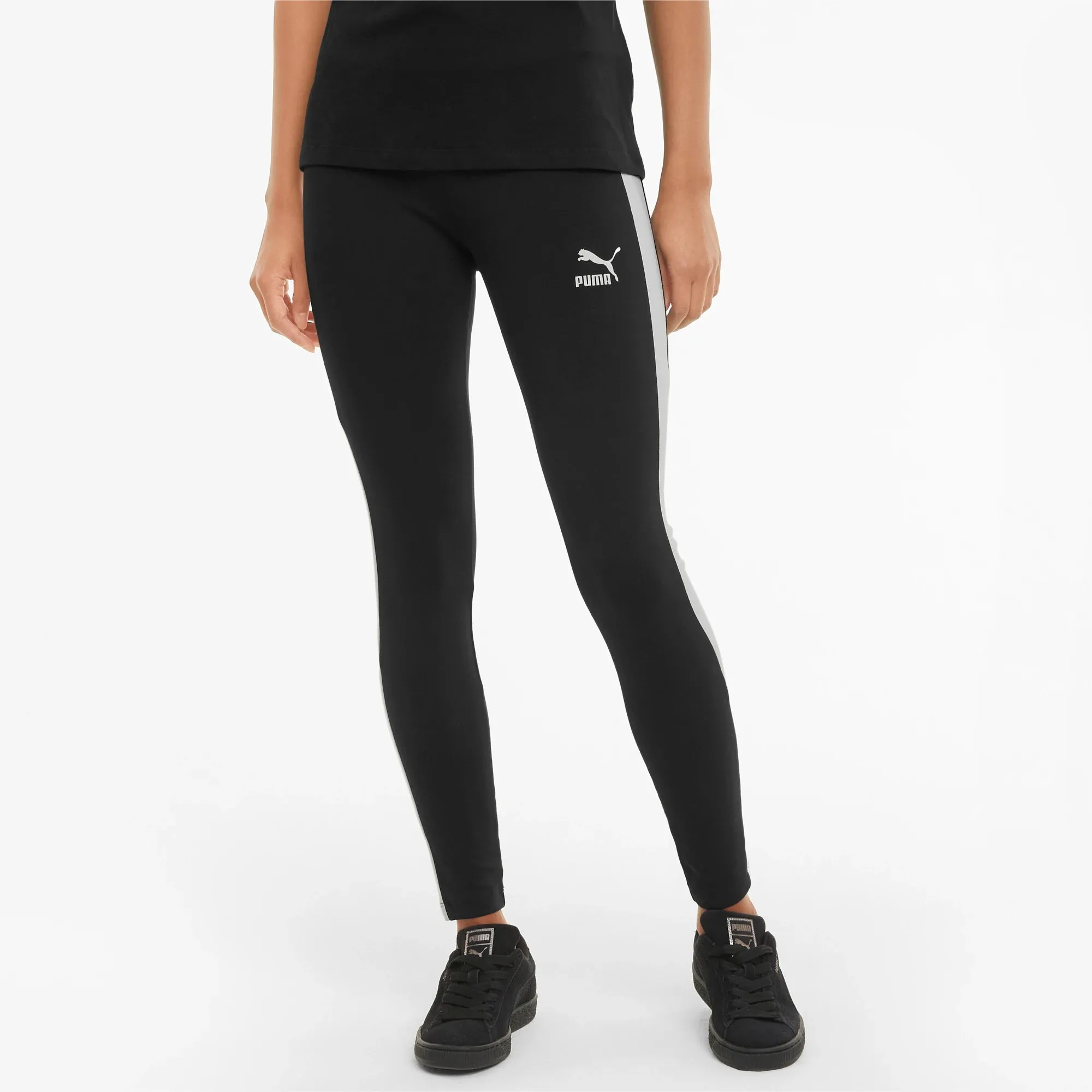 Women's PUMA Iconic T7 Leggings Black