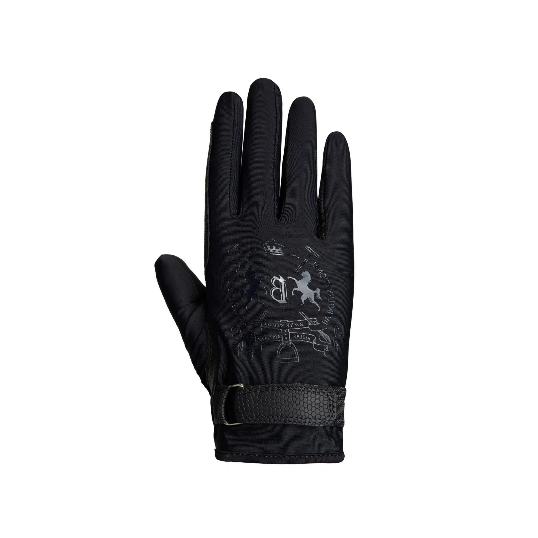 Women's riding gloves with printed logo B Vertigo Laia