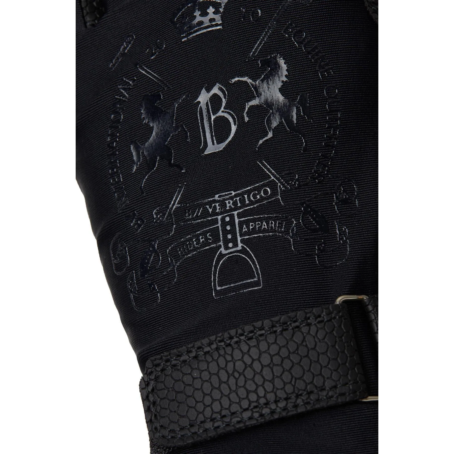 Women's riding gloves with printed logo B Vertigo Laia