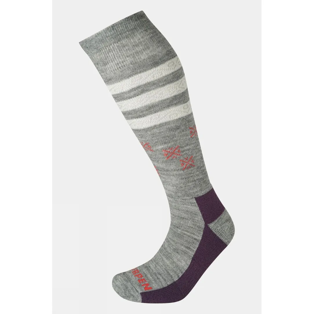 Womens T1 Merino Mid Eco Ski Socks (2 Pack) 
