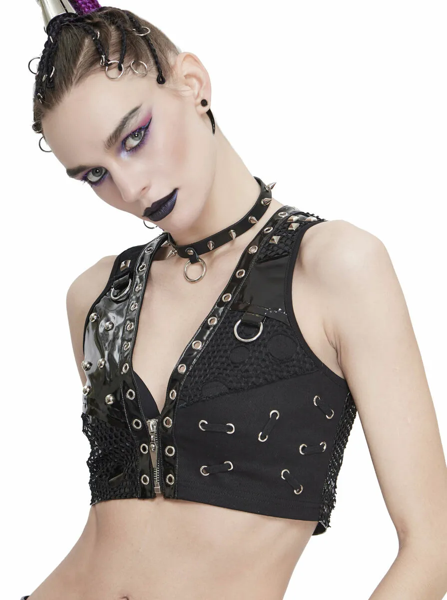 Women's vest DEVIL FASHION - WT058  -  Metal-shop