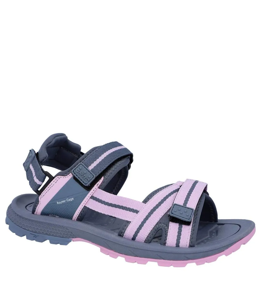 Womens/ladies sierra sandals flintstone/blue fog Hi-Tec