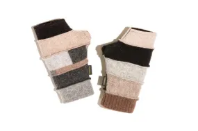 Wool Fingerless Gloves in Neutral