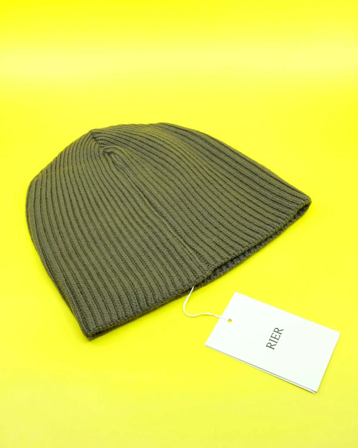 Wool Fishermen Rib Beanie - Castoro