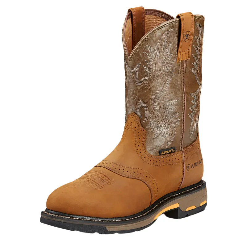 WorkHog Pull-on Work Boot - Aged Bark