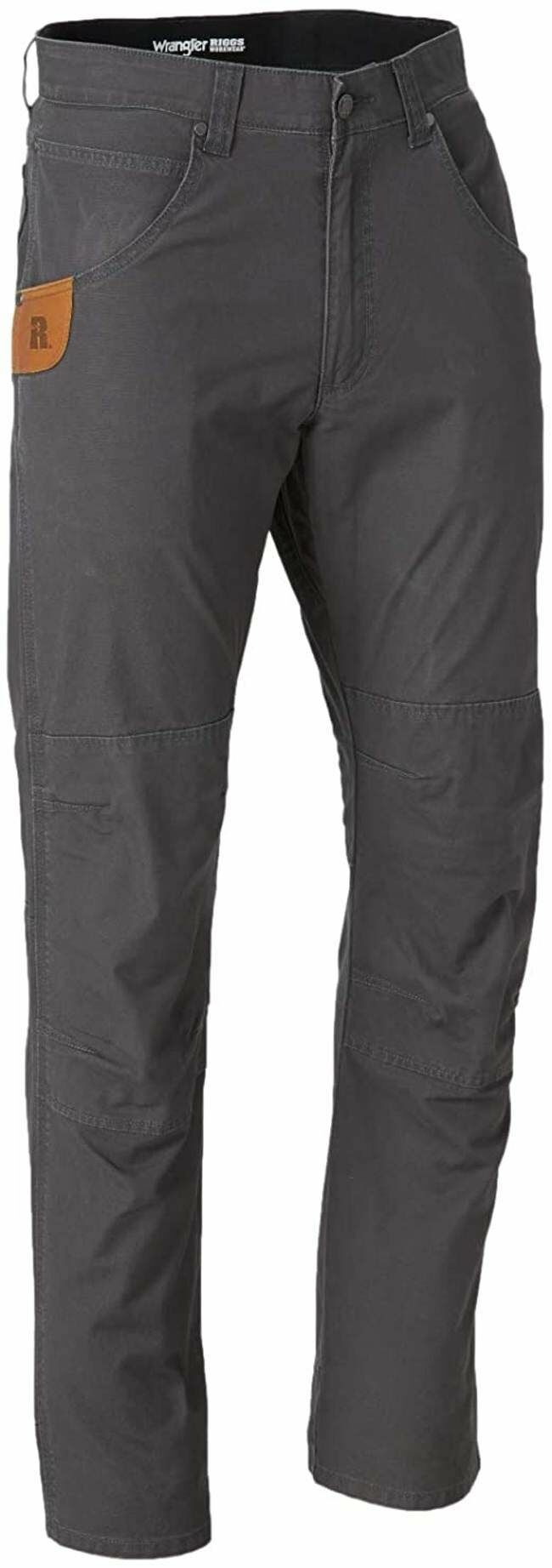 Wrangler Men's Riggs Workwear Utility Work Pant in Pinstripe Grey