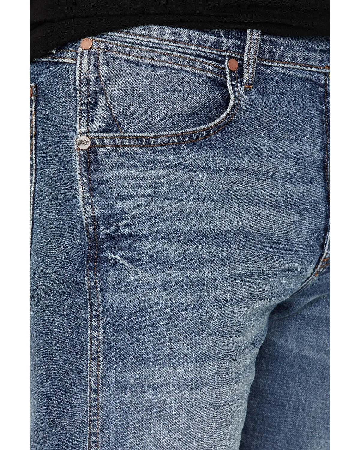 Wrangler Retro Men's 88MWZ Normande Medium Wash Slim Straight Stretch Denim Jeans