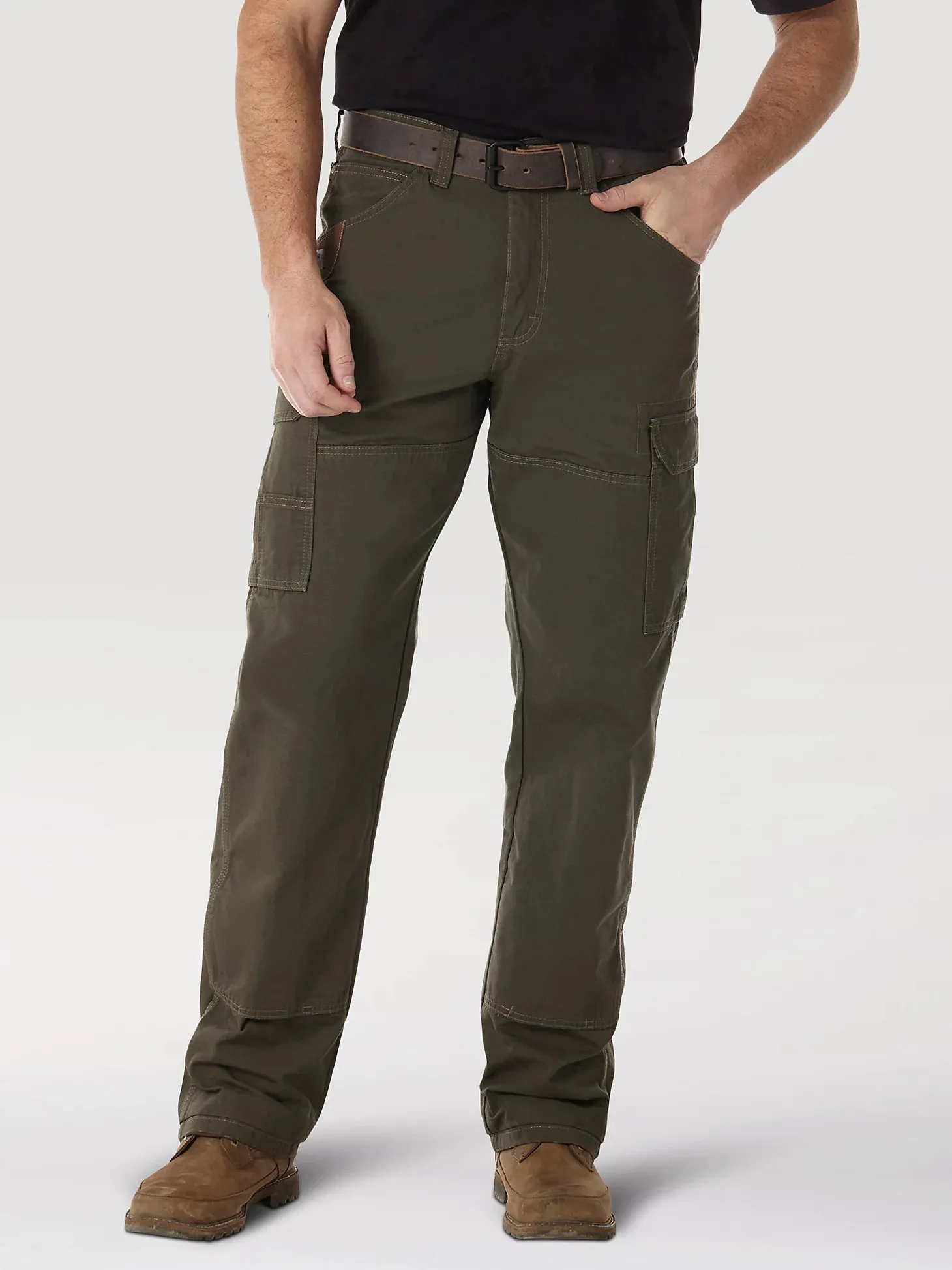 WRANGLER RIGGS WORKWEAR RIPSTOP RANGER CARGO PANT IN LODEN SIZE 40X32