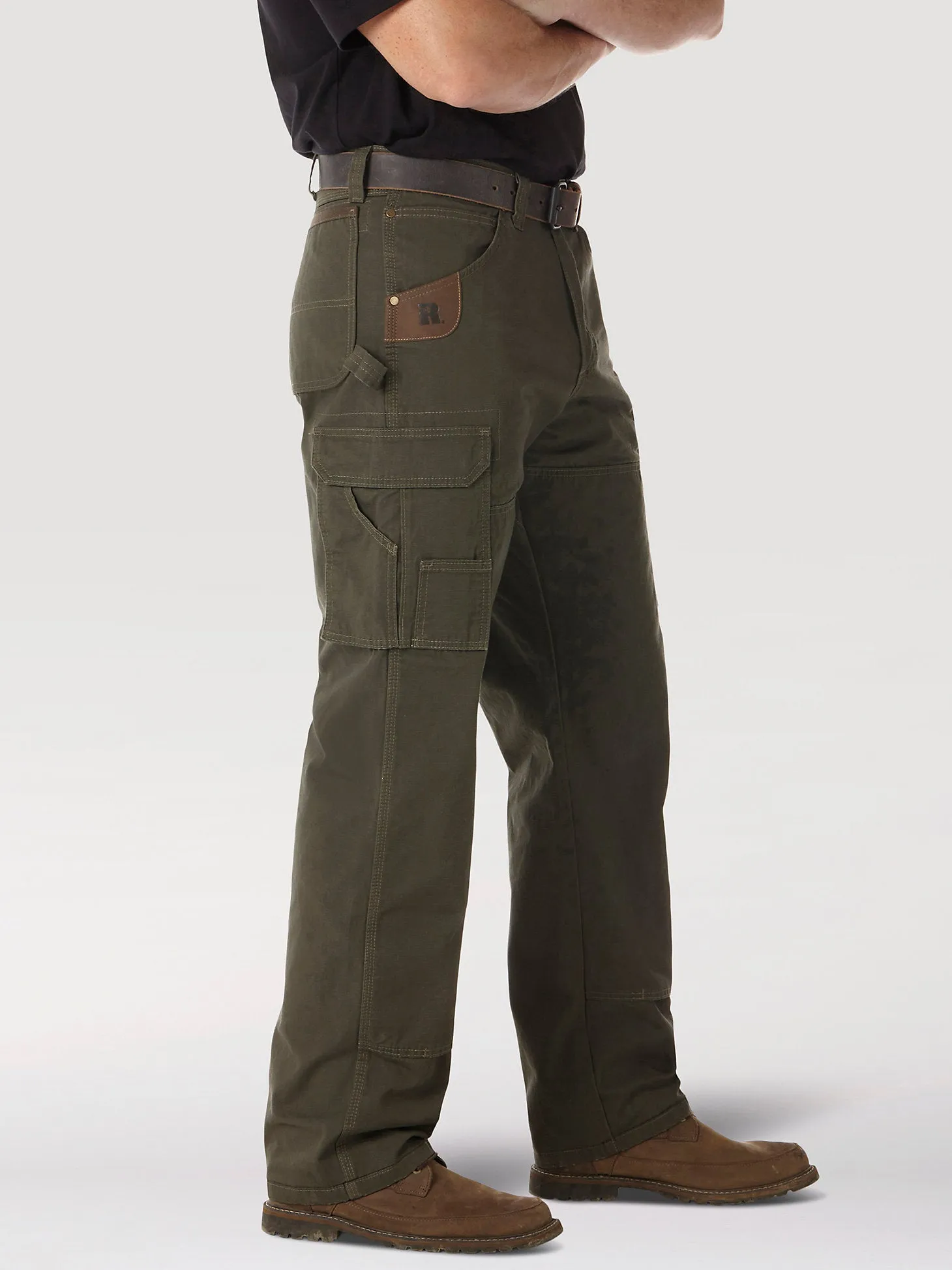 WRANGLER RIGGS WORKWEAR RIPSTOP RANGER CARGO PANT IN LODEN SIZE 40X32