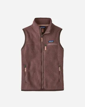 W's Retro Pile Vest - Dusky Brown