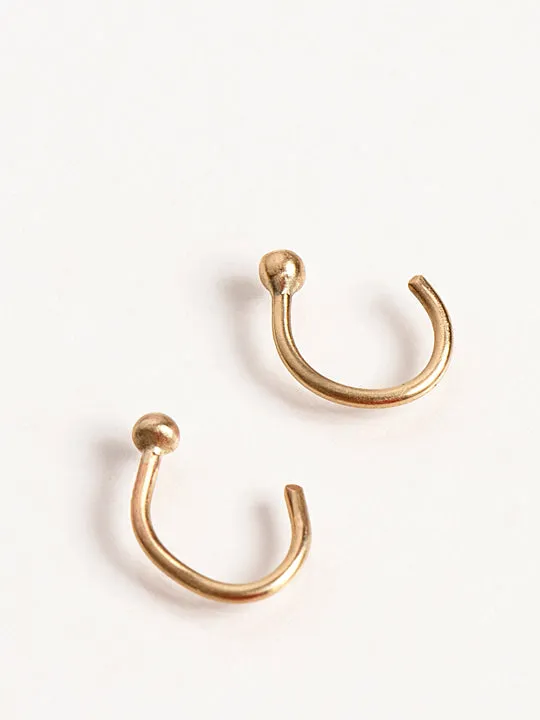 Wylden Studios Hook I Huggie Earrings