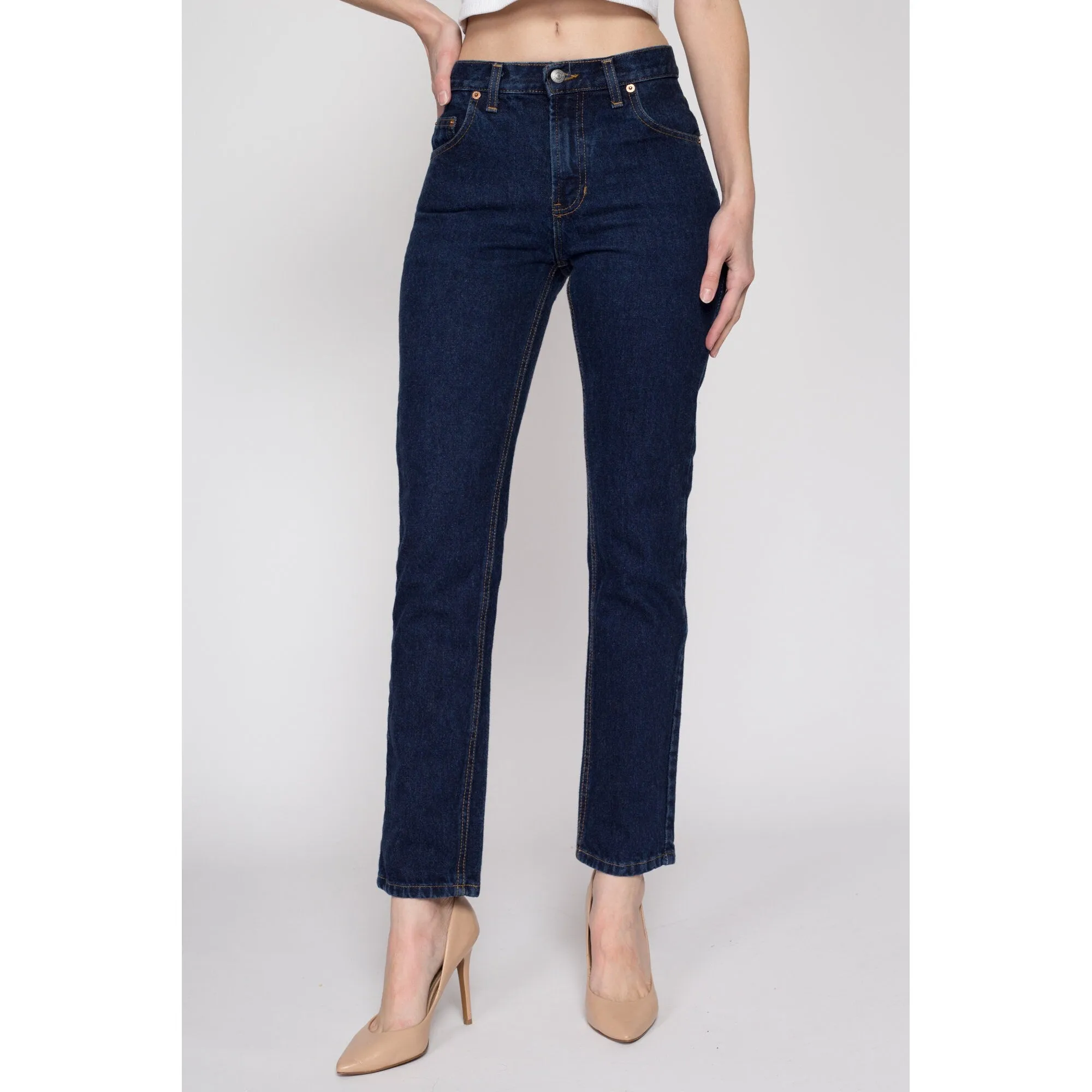 XS Y2K Gap Dark Wash Mid Rise Jeans