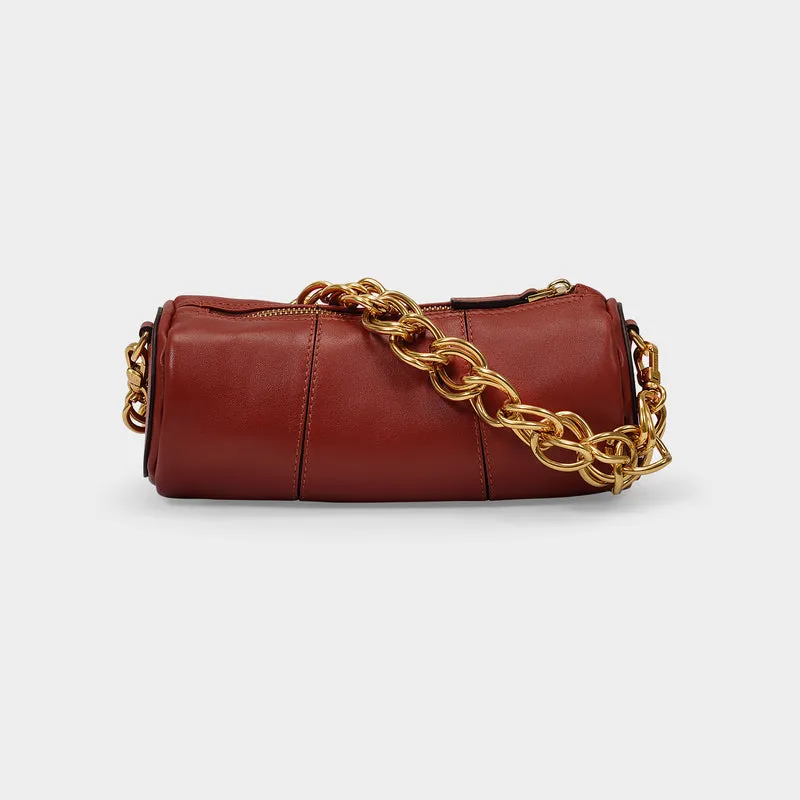 Xx Mini Cylinder Hobo Bag - Manu Atelier - Redbole - Leather