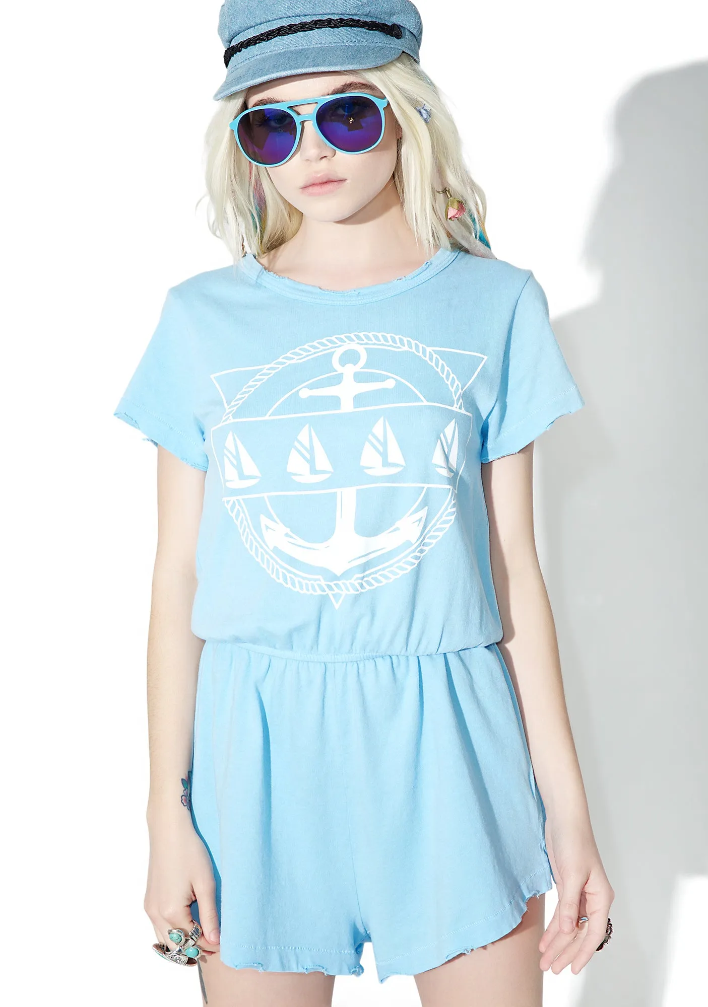 Yachting Emblem Cruise Romper-