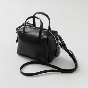 YAHKI（ヤーキ） SOFT W FACE ミニボストン ショルダー / レディース バッグ 鞄 カバン ボストン レザー 斜めがけ 小さめ SOFT W FACE Mini Boston Shoulder bag