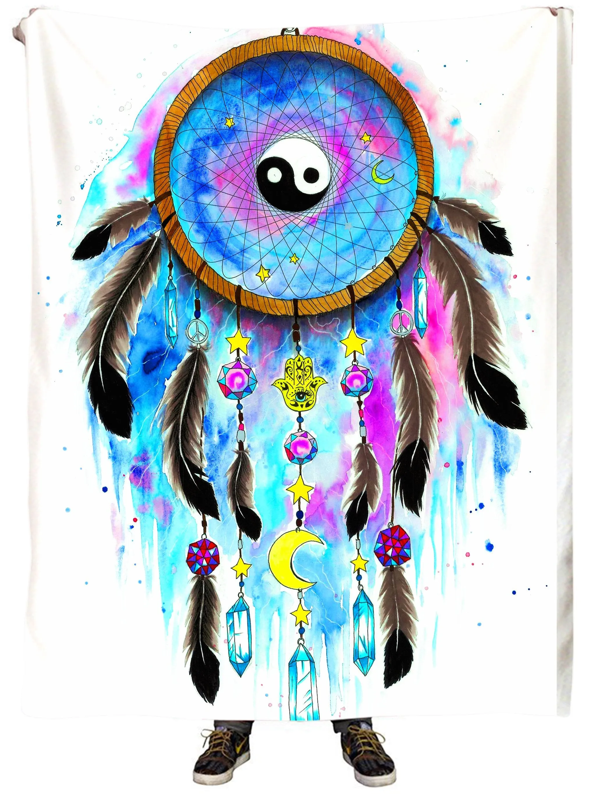 Yin Yang 2 Plush Blanket