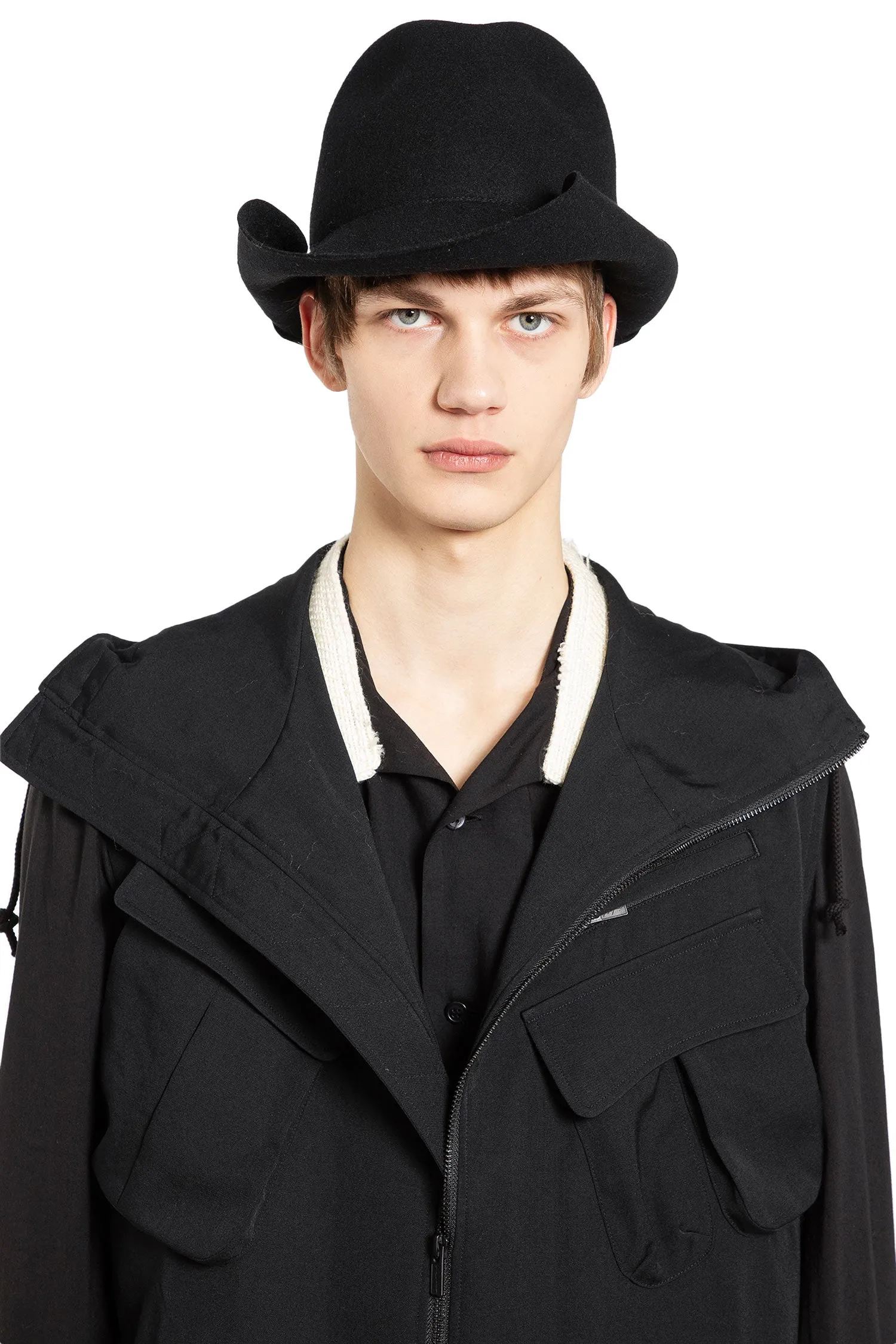 yohji yamamoto roll brim hat