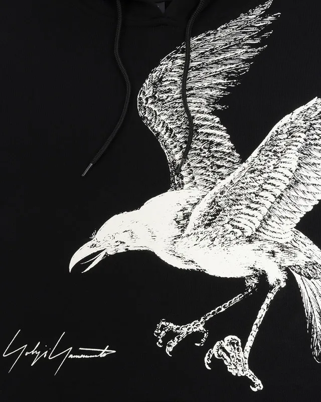 Yohji Yamamoto x New Era Bird Print Hoodie
