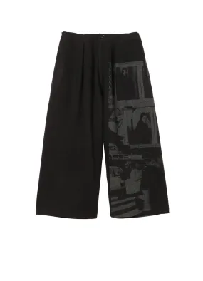 [Y's 1972 - A MOMENT IN Y's WITH MAX VADUKUL]TOP FLANNNEL FRONT TUCK WIDE PANTS