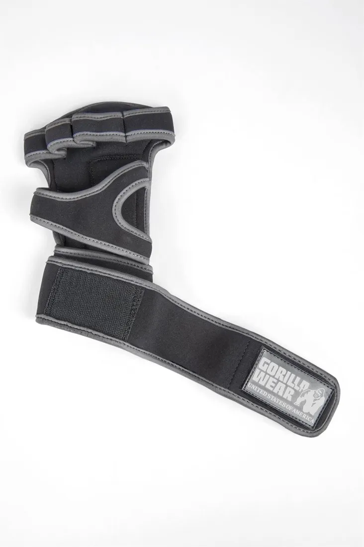 Yuma Weight Lifting Workout Gloves - Black/Gray - 2XL Gorilla Wear