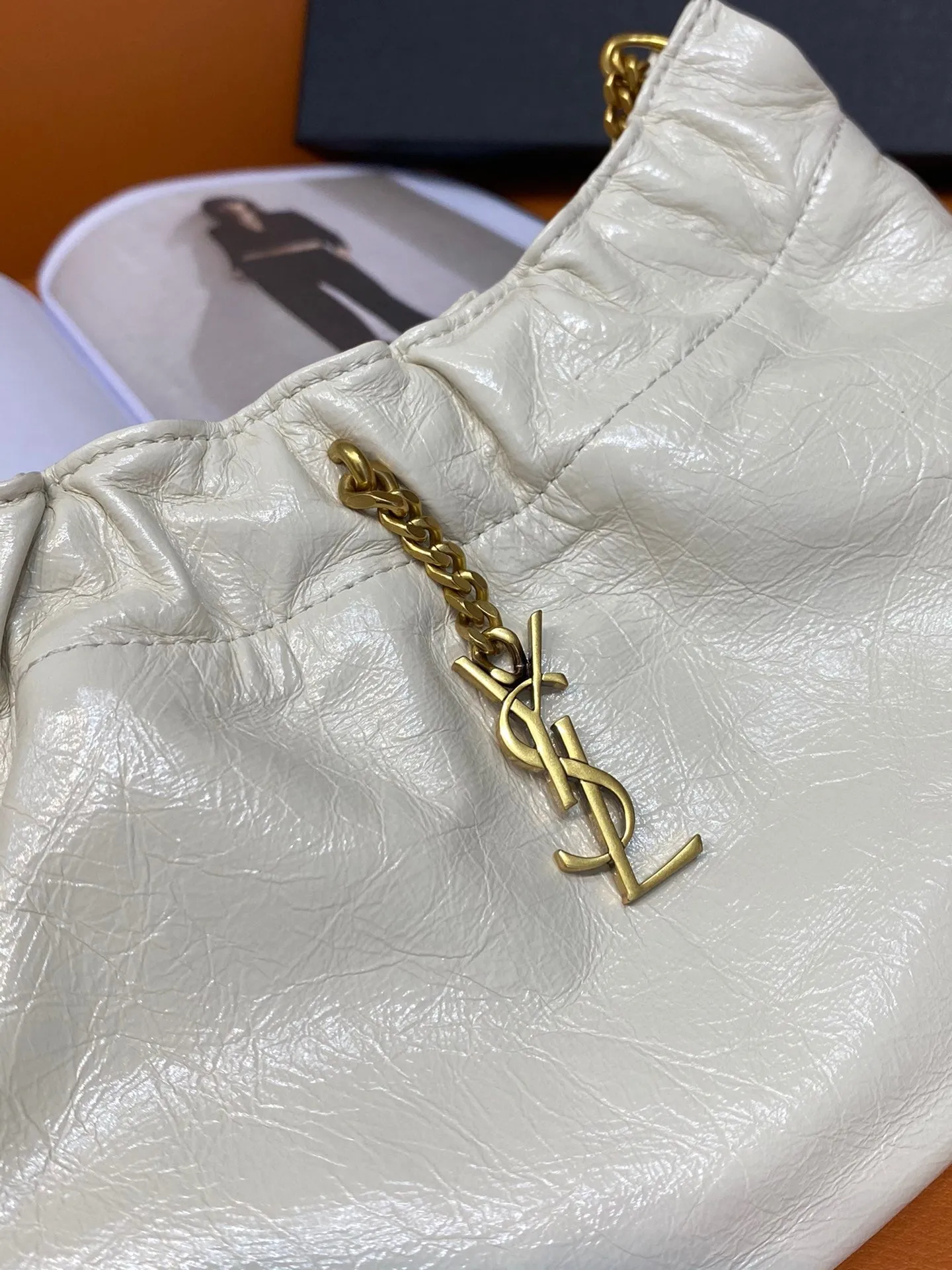 Yves Saint Laurent Mini Shoulder Bag White