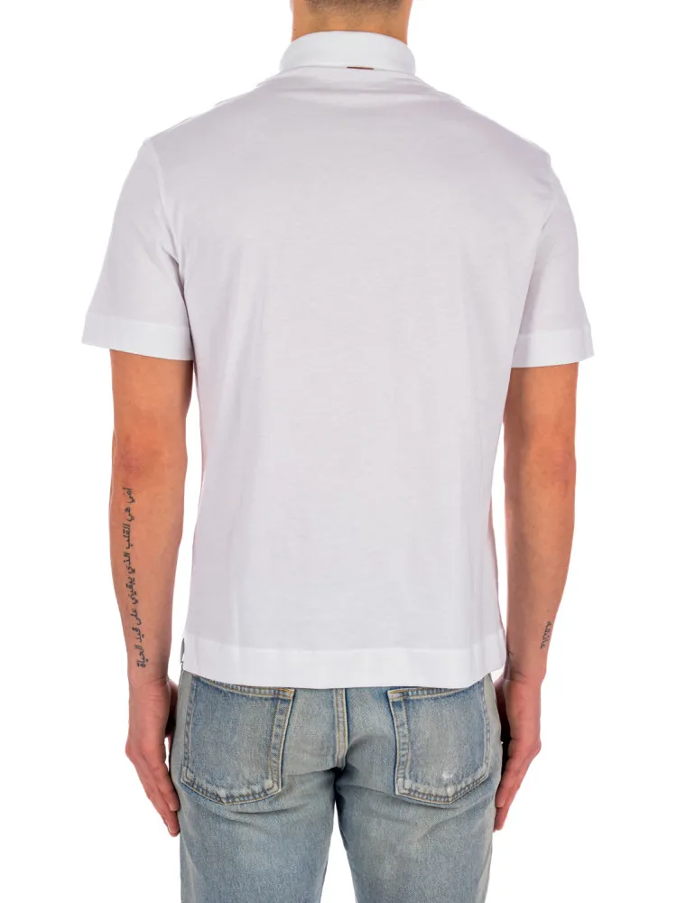Zegna Short Sleeve Polo | Credomen