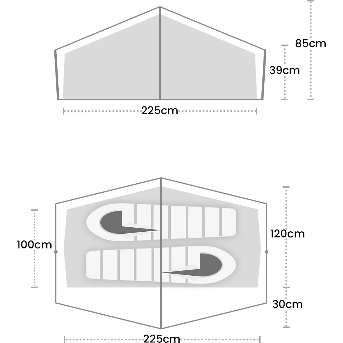 Zephyros Compact 2 Tent + Footprint Bundle