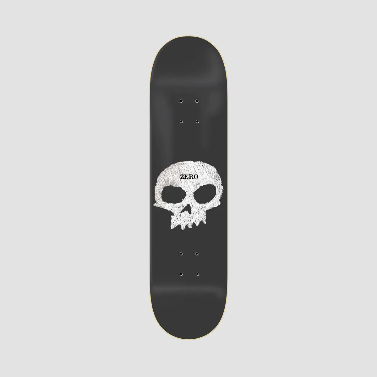 Zero Single Skull Chalkboard Skateboard Deck - 8.5
